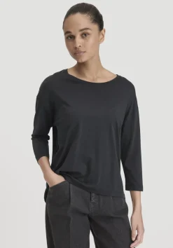 Longsleeve Oversize aus TENCEL™ Lyocell mit Bio-Baumwolle von hessnatur
