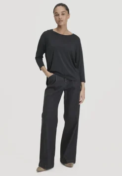 Longsleeve Oversize aus TENCEL™ Lyocell mit Bio-Baumwolle von hessnatur