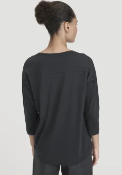Longsleeve Oversize aus TENCEL™ Lyocell mit Bio-Baumwolle von hessnatur