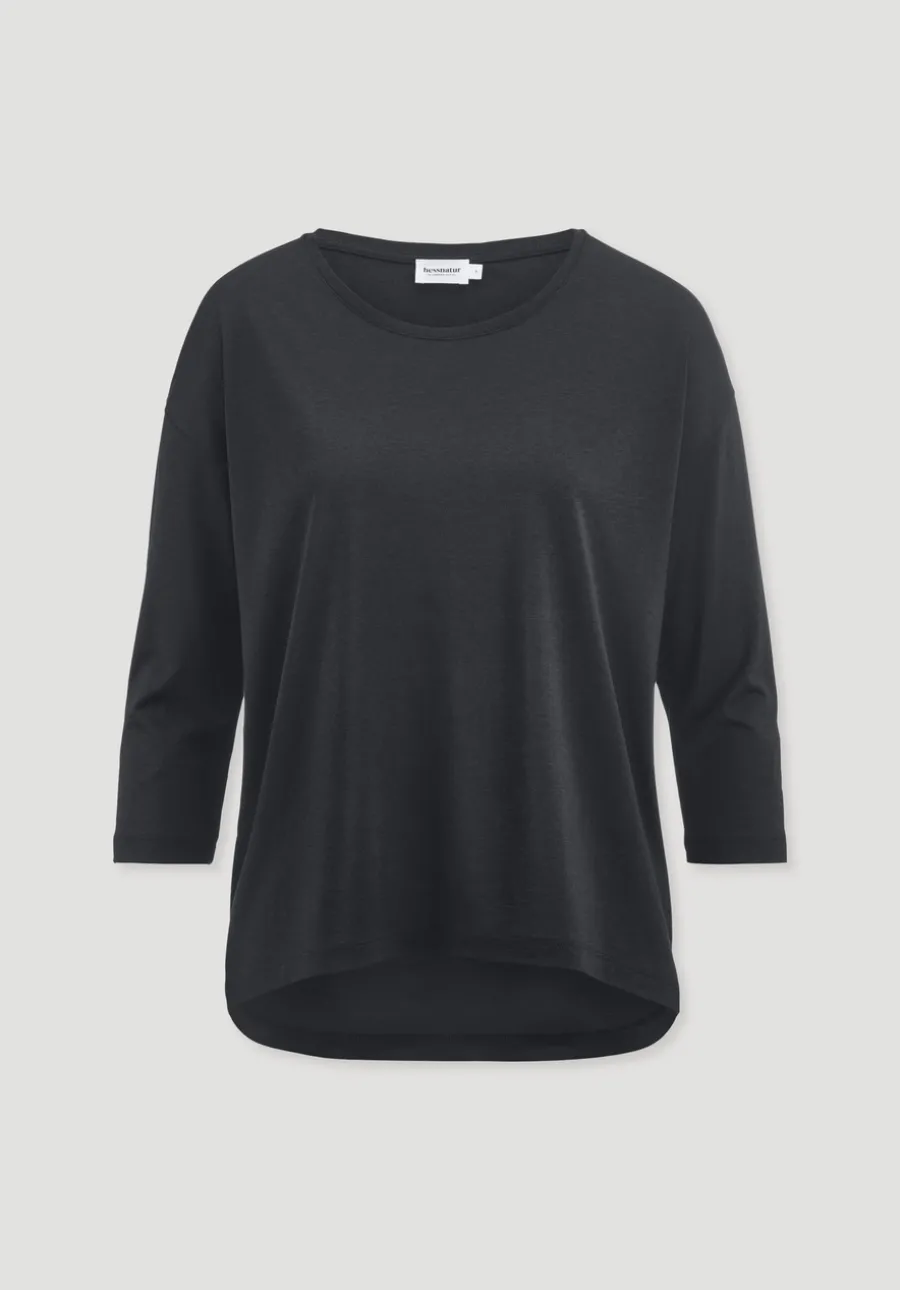 Longsleeve Oversize aus TENCEL™ Lyocell mit Bio-Baumwolle von hessnatur