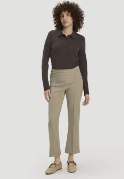 Longsleeve Polo Slim aus reiner Bio-Baumwolle von hessnatur