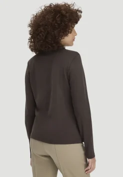 Longsleeve Polo Slim aus reiner Bio-Baumwolle von hessnatur