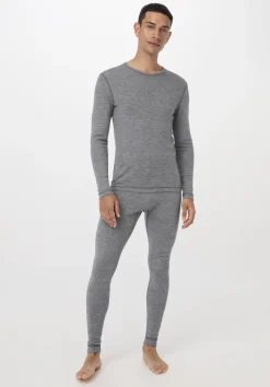 Longsleeve PURE FUNCTION mit Bio-Merinowolle und Seide von hessnatur
