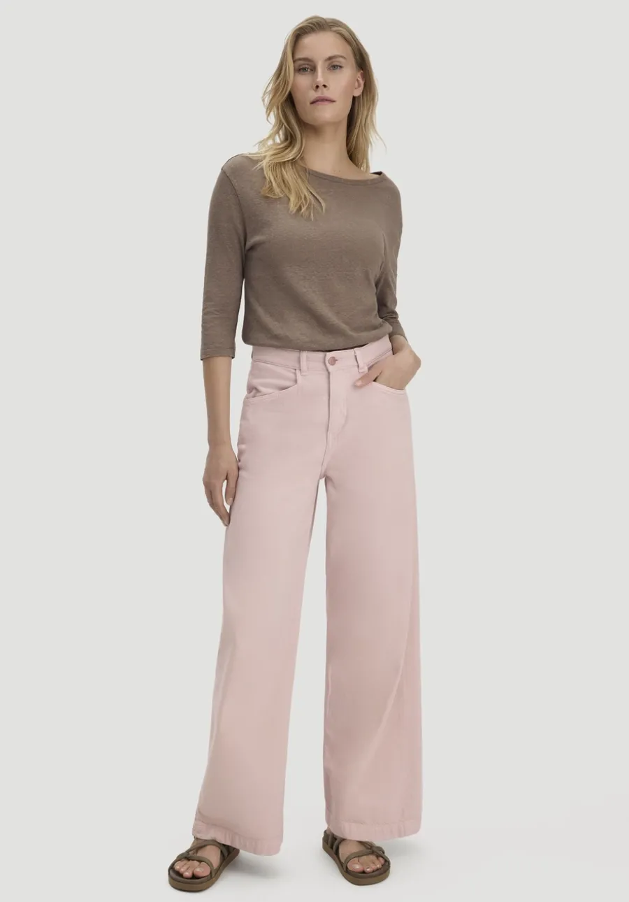 Longsleeve Relaxed aus Leinen mit reiner Bio-Baumwolle von hessnatur