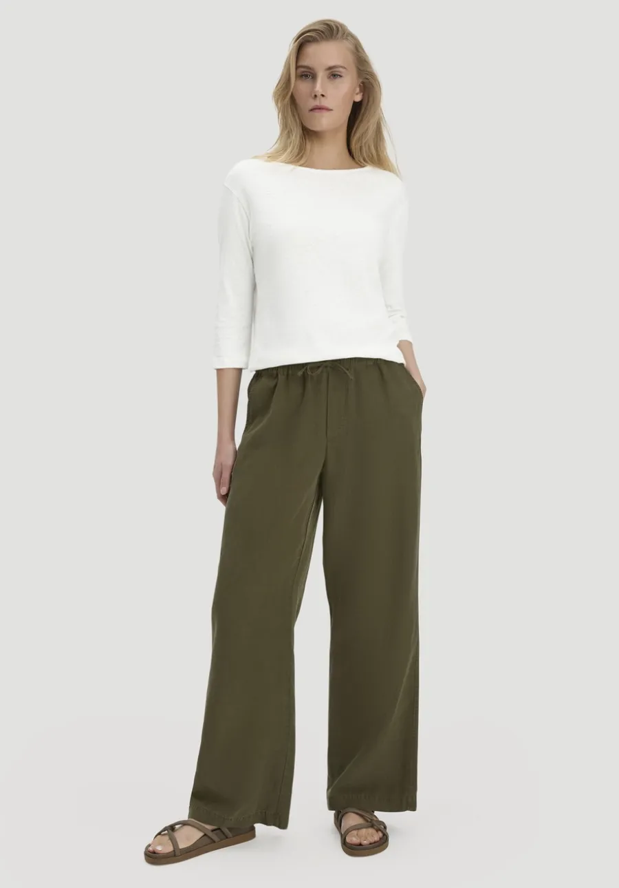 Longsleeve Relaxed aus Leinen mit reiner Bio-Baumwolle von hessnatur