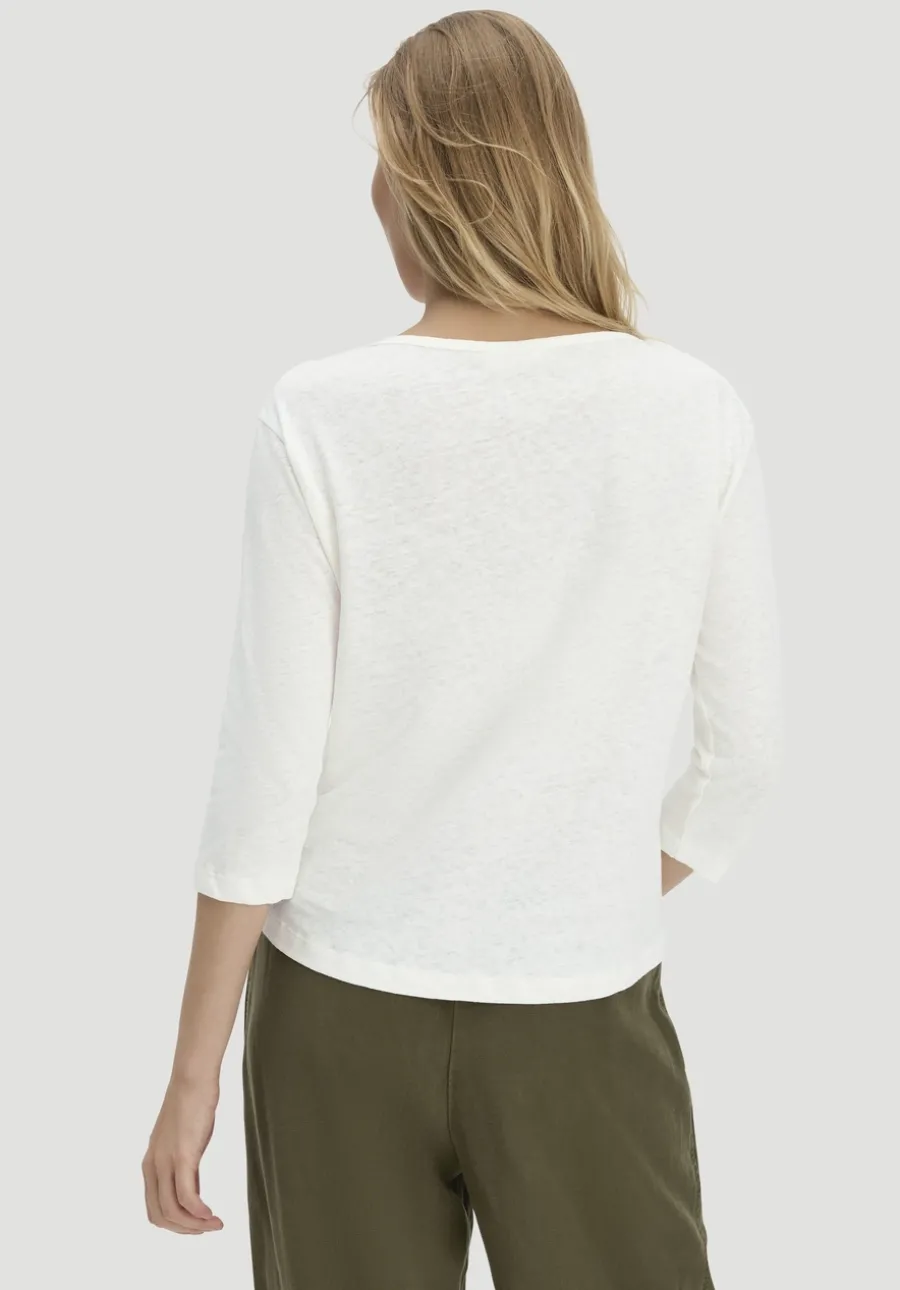 Longsleeve Relaxed aus Leinen mit reiner Bio-Baumwolle von hessnatur