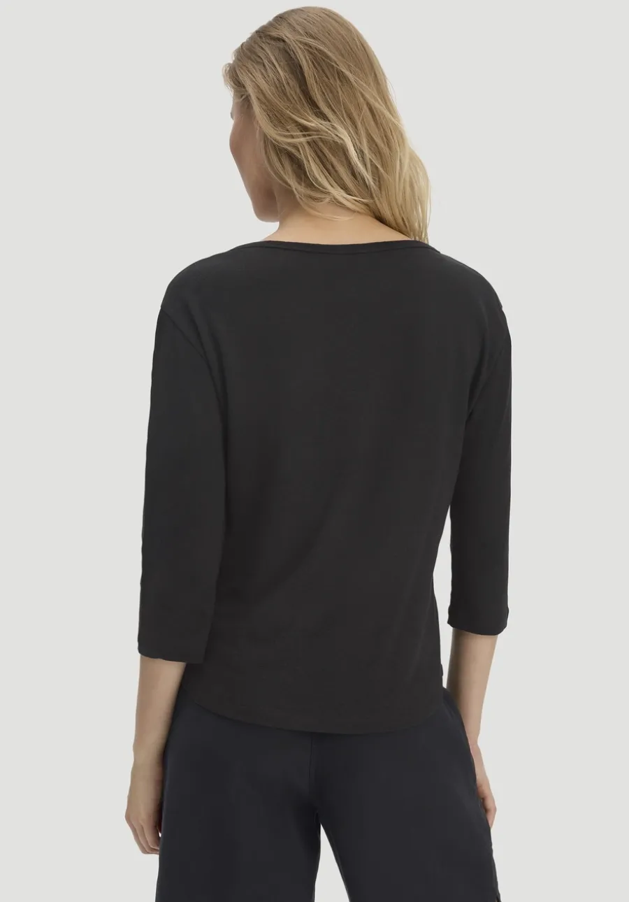Longsleeve Relaxed aus Leinen mit reiner Bio-Baumwolle von hessnatur