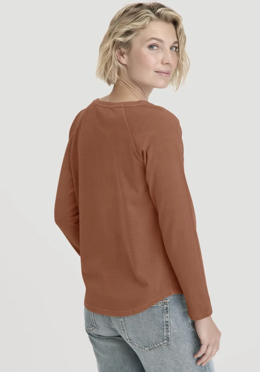 Longsleeve Relaxed aus reiner Bio-Baumwolle von hessnatur