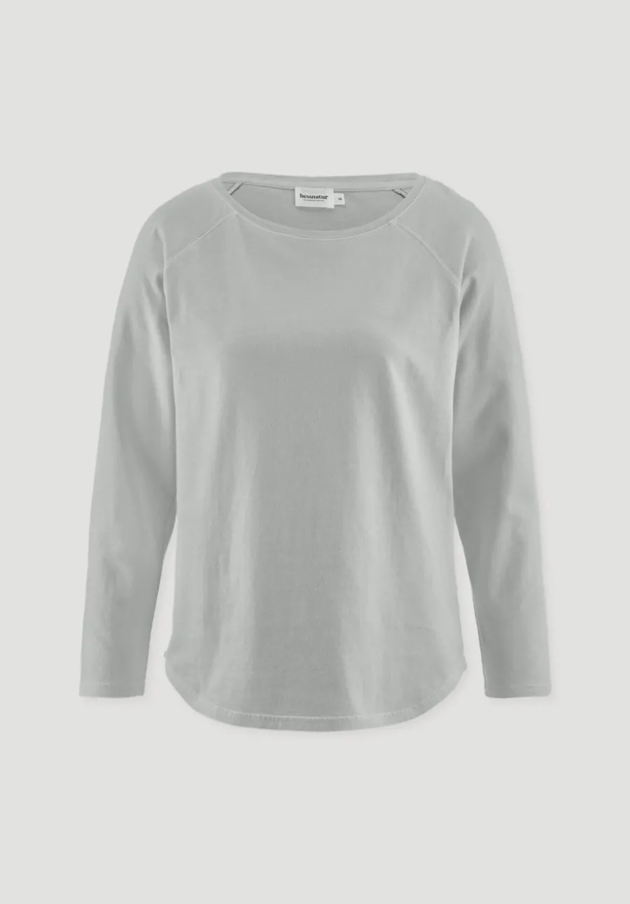 Longsleeve Relaxed aus reiner Bio-Baumwolle von hessnatur