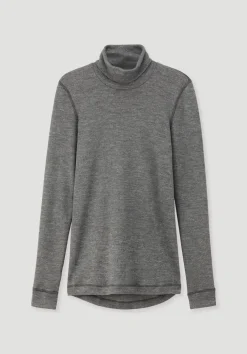 Longsleeve SILK & WARM TOUCH mit Bio-Merinowolle und Seide von hessnatur