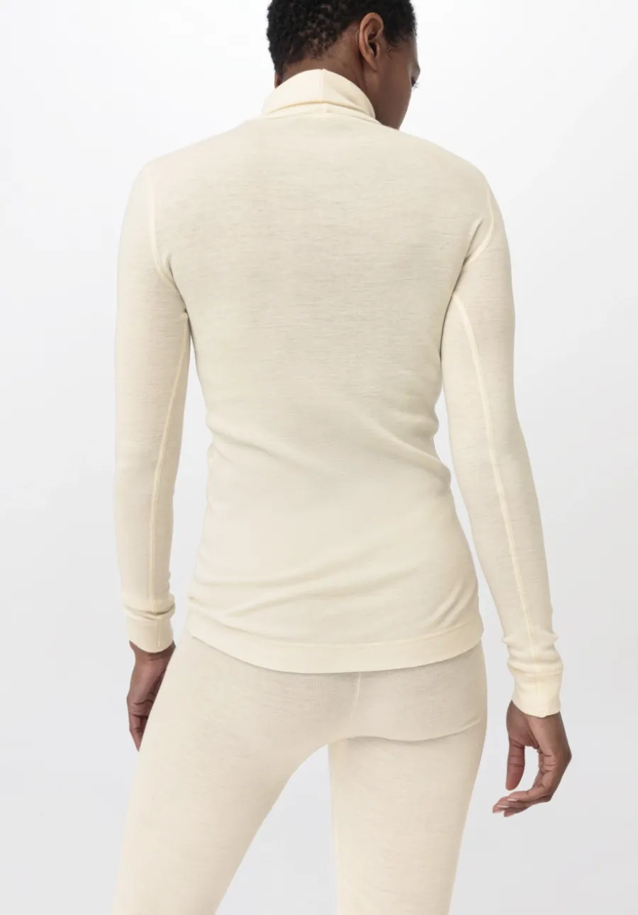 Longsleeve SILK & WARM TOUCH mit Bio-Merinowolle und Seide von hessnatur