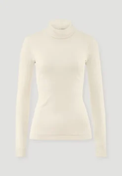 Longsleeve SILK & WARM TOUCH mit Bio-Merinowolle und Seide von hessnatur