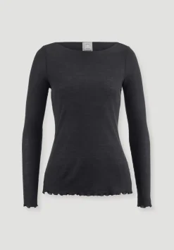 Longsleeve WARM TOUCH aus Bio-Merinowolle und TENCEL™ Lyocell von hessnatur