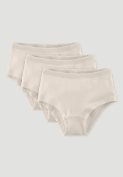 Mädchen Panty Regular Cut im 3er-Pack aus reiner Bio-Baumwolle von hessnatur