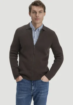 Milano Strick Jacke Regular aus Bio-Baumwolle mit Bio-Merinowolle von hessnatur