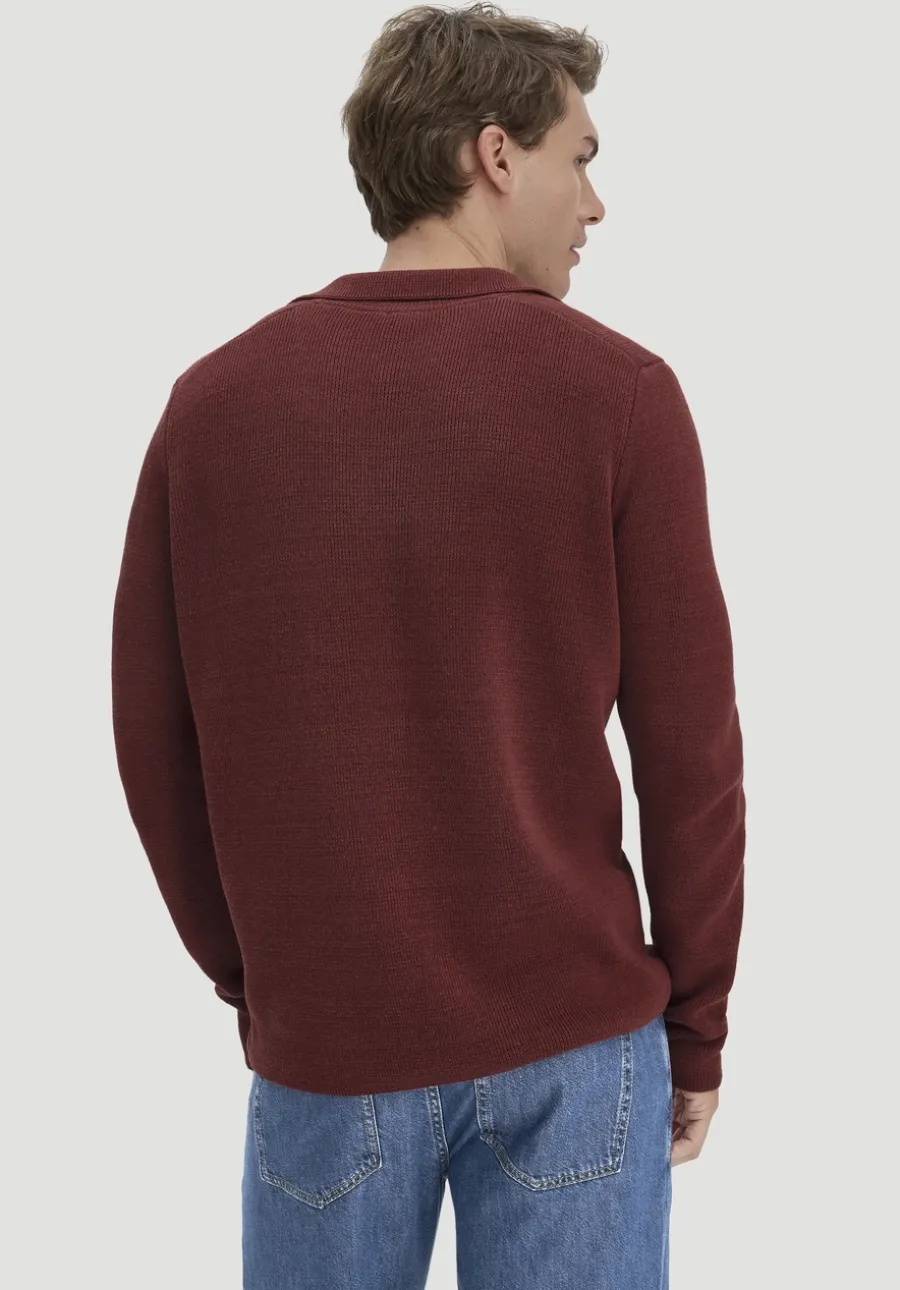Milano Strick Polo Regular aus Leinen mit Bio-Baumwolle und LENZING™ ECOVERO™ Viskose von hessnatur