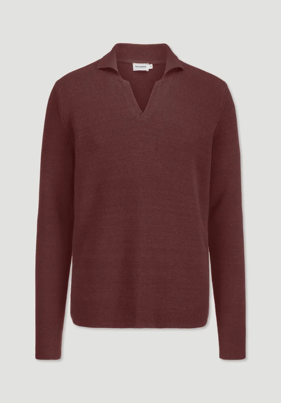 Milano Strick Polo Regular aus Leinen mit Bio-Baumwolle und LENZING™ ECOVERO™ Viskose von hessnatur
