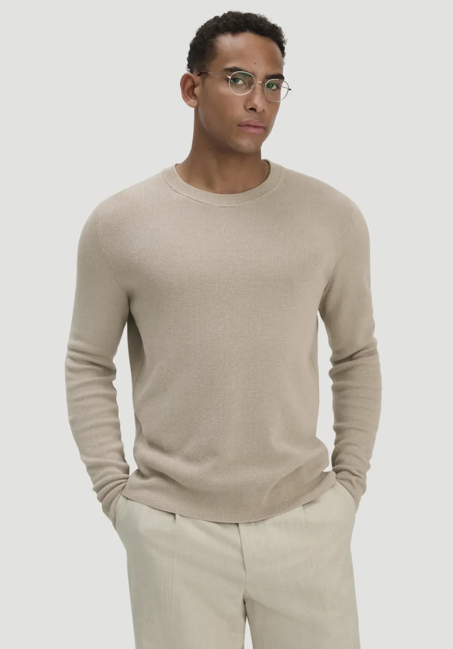 Milano Strick Pullover Regular aus Leinen mit Bio-Baumwolle und LENZING™ ECOVERO™ Viskose von hessnatur
