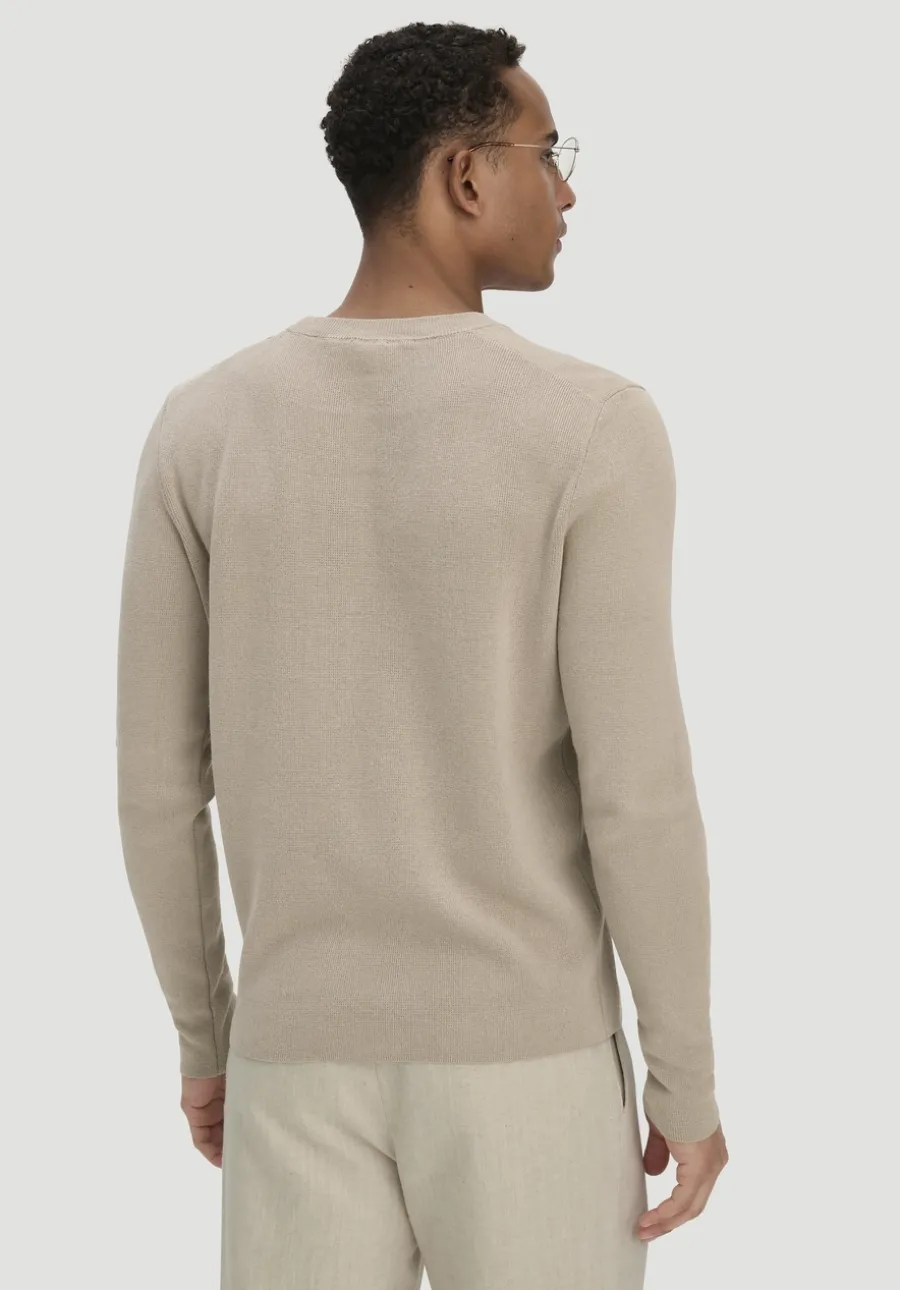 Milano Strick Pullover Regular aus Leinen mit Bio-Baumwolle und LENZING™ ECOVERO™ Viskose von hessnatur