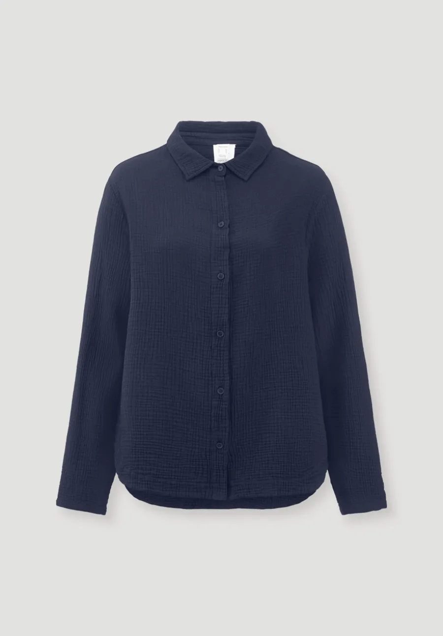 Musselin Hemd Oversize PURE COMFORT aus reiner Bio-Baumwolle von hessnatur