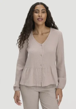 Musselin Pyjamabluse PURE COMFORT aus reiner Bio-Baumwolle von hessnatur