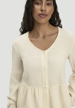 Musselin Pyjamabluse PURE COMFORT aus reiner Bio-Baumwolle von hessnatur
