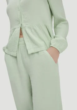 Musselin Schlafhose Regular PURE COMFORT aus reiner Bio-Baumwolle von hessnatur