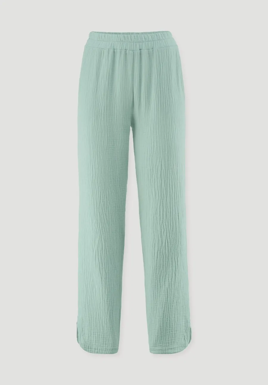 Musselin Schlafhose Regular PURE COMFORT aus reiner Bio-Baumwolle von hessnatur
