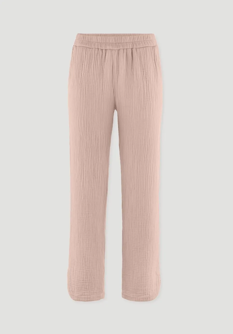 Musselin Schlafhose Regular PURE COMFORT aus reiner Bio-Baumwolle von hessnatur