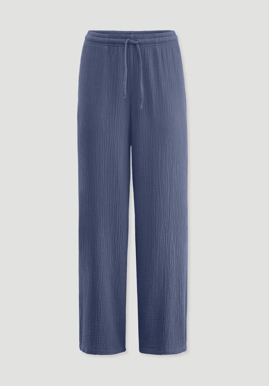 Musselin Schlafhose Relaxed PURE COMFORT aus reiner Bio-Baumwolle von hessnatur