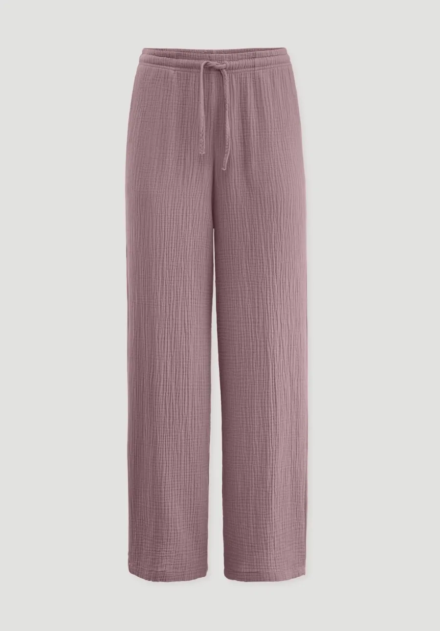 Musselin Schlafhose Relaxed PURE COMFORT aus reiner Bio-Baumwolle von hessnatur