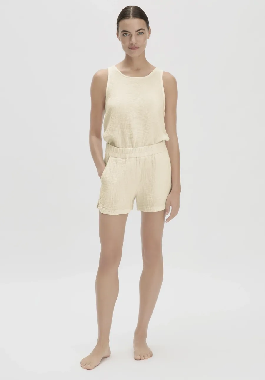 Musselin Schlafshorts PURE COMFORT aus reiner Bio-Baumwolle von hessnatur