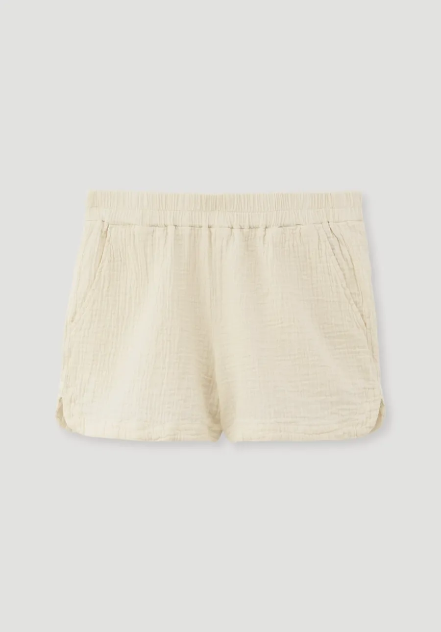 Musselin Schlafshorts PURE COMFORT aus reiner Bio-Baumwolle von hessnatur