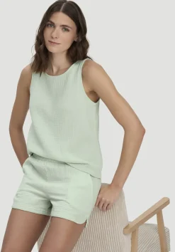 Musselin Schlafshorts PURE COMFORT aus reiner Bio-Baumwolle von hessnatur