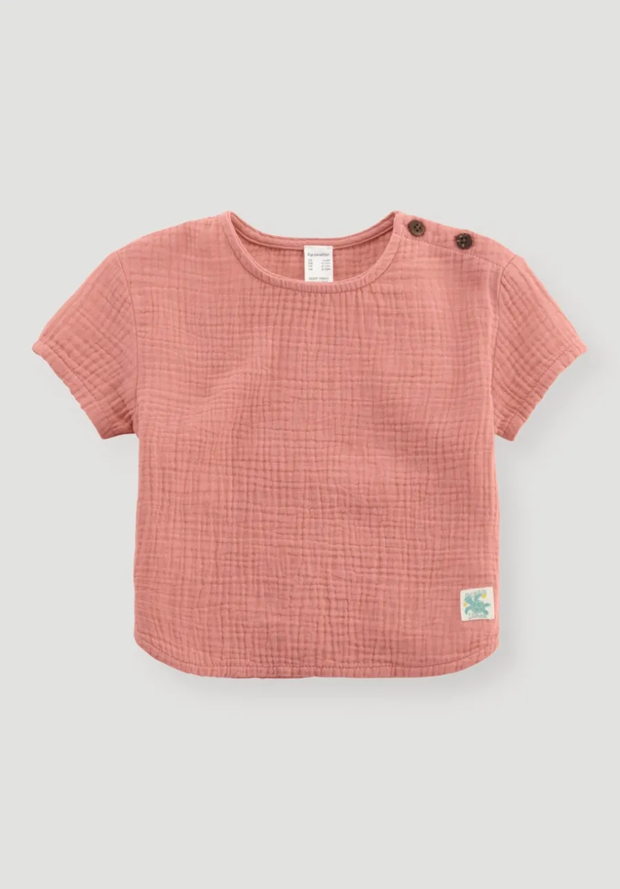 Musselin Shirt aus reiner Bio-Baumwolle von hessnatur