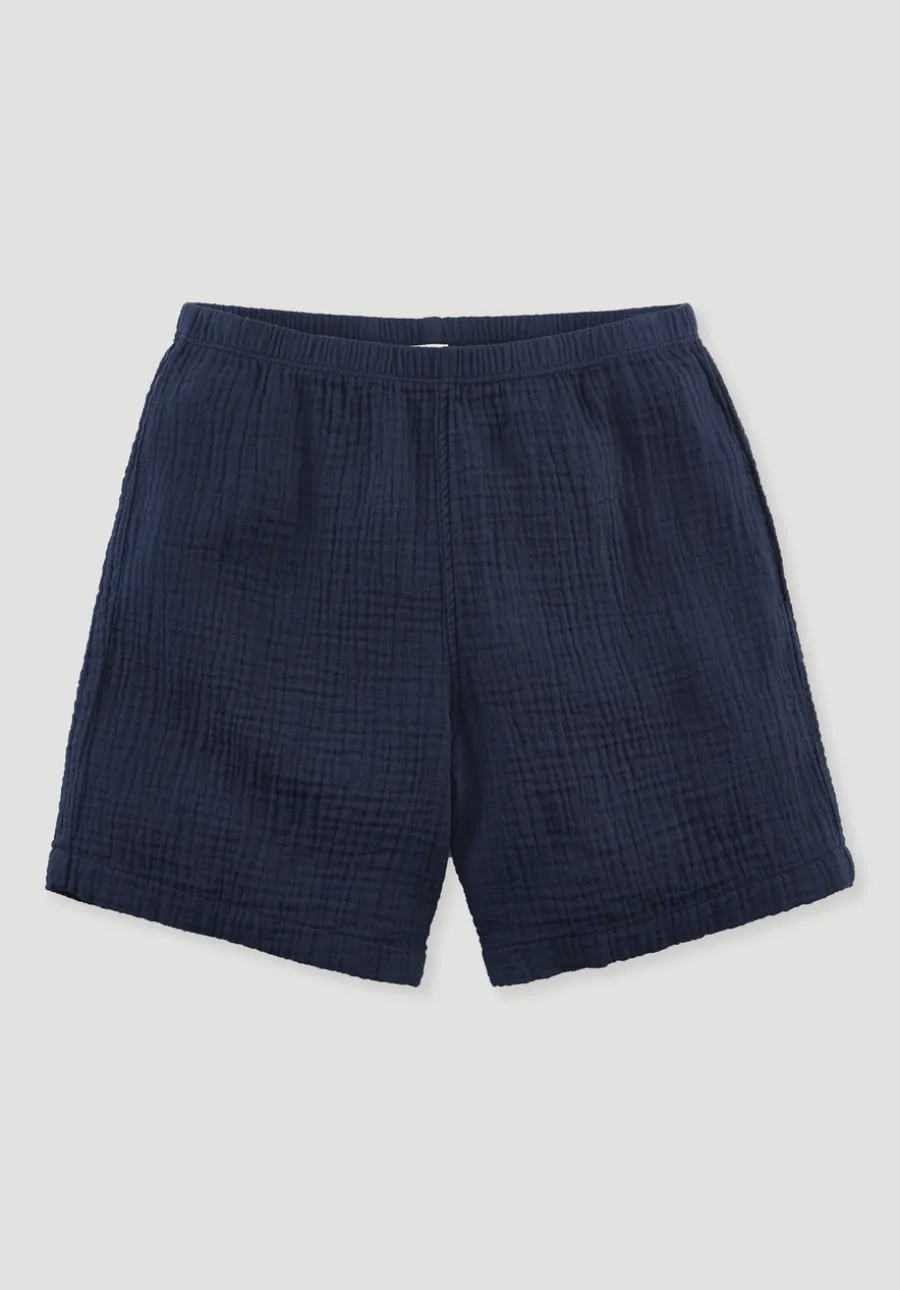 Musselin Shorts PURE COMFORT aus reiner Bio-Baumwolle von hessnatur