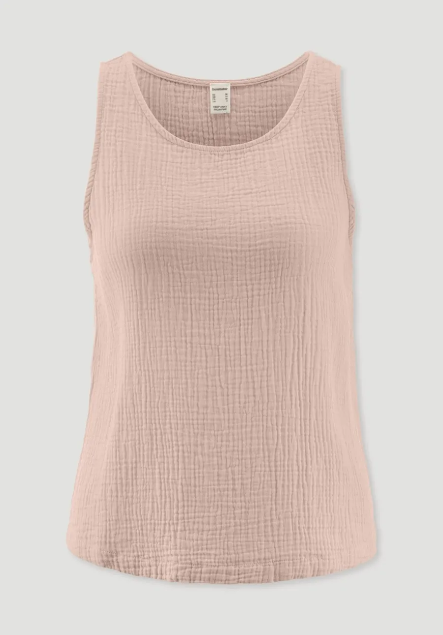 Musselin Top PURE COMFORT aus reiner Bio-Baumwolle von hessnatur