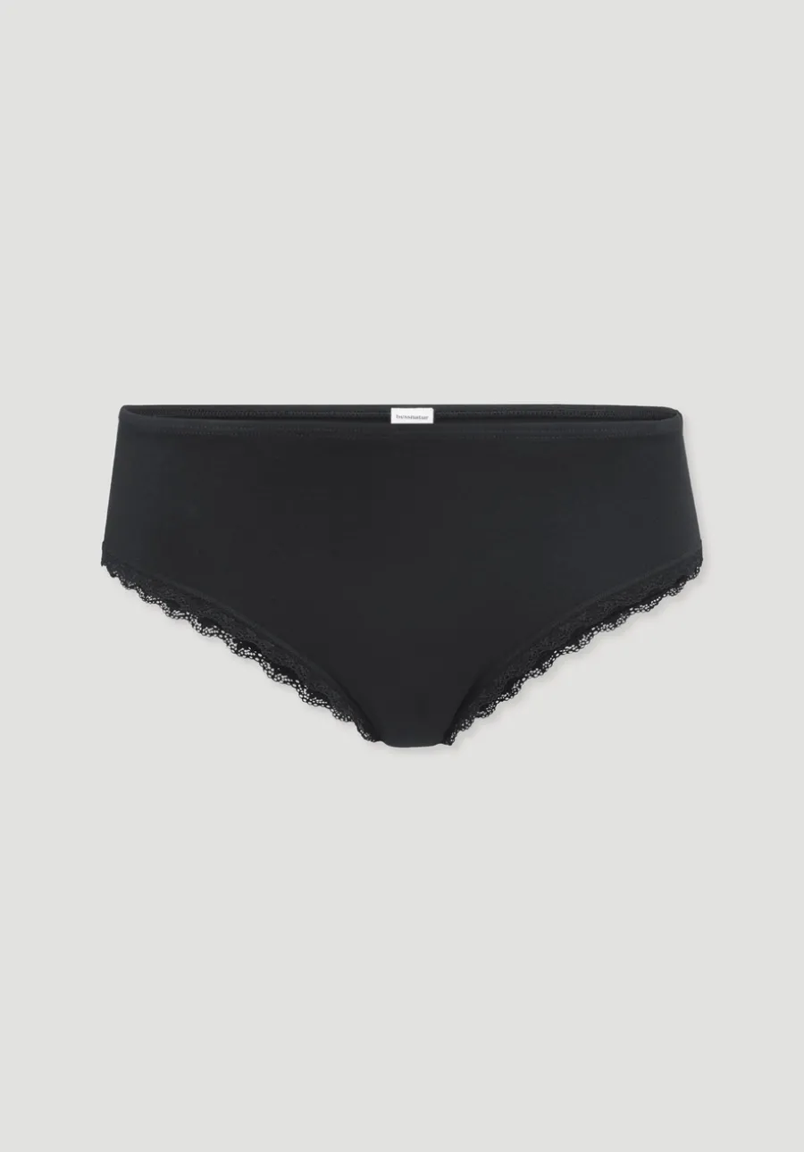 Panty Regular Cut COTTON FEEL LACE aus Bio-Baumwolle von hessnatur