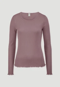 Pointelle Loungeshirt PURE COTTON aus reiner Bio-Baumwolle von hessnatur