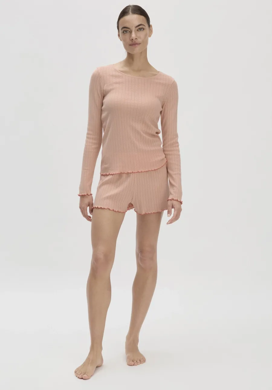 Pointelle Loungeshirt PURE COTTON aus reiner Bio-Baumwolle von hessnatur