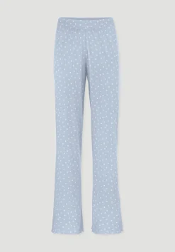 Pointelle Schlafhose Relaxed PURE COTTON aus reiner Bio-Baumwolle von hessnatur