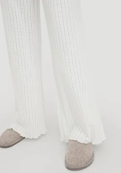 Pointelle Schlafhose Relaxed PURE COTTON aus reiner Bio-Baumwolle von hessnatur