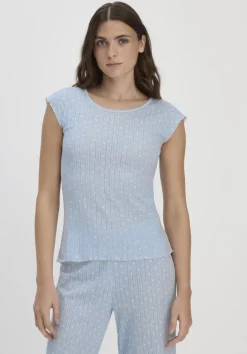 Pointelle Schlafshirt PURE COTTON aus reiner Bio-Baumwolle von hessnatur