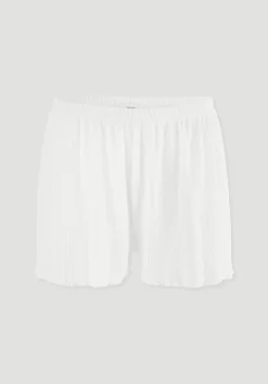 Pointelle Schlafshorts PURE COTTON aus reiner Bio-Baumwolle von hessnatur