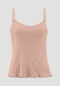 Pointelle Spaghetti Top PURE COTTON aus reiner Bio-Baumwolle von hessnatur