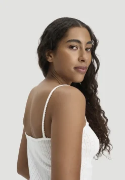 Pointelle Spaghetti Top PURE COTTON aus reiner Bio-Baumwolle von hessnatur