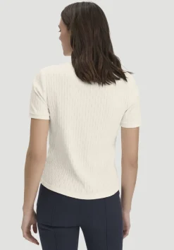 Pointelle T-Shirt Regular aus reiner Bio-Baumwolle von hessnatur