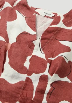 Print Bluse Relaxed aus reinem Leinen von hessnatur