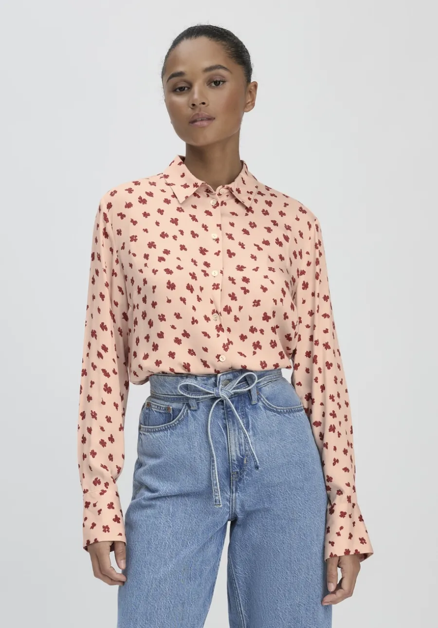 Print Bluse Relaxed aus reiner LENZING™ ECOVERO™ Viskose von hessnatur