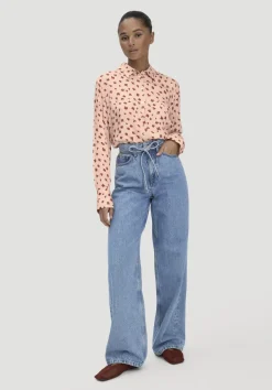 Print Bluse Relaxed aus reiner LENZING™ ECOVERO™ Viskose von hessnatur